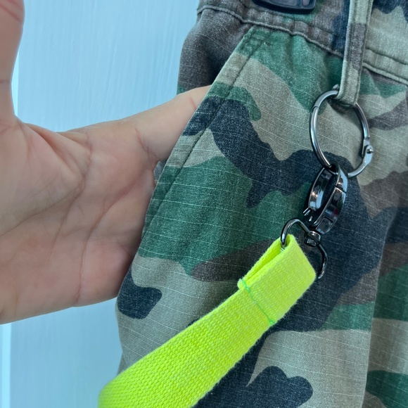 Furst of a Kind Camo Mini Skirt w/ Neon Straps & Name Patch - Picture 4 of 10